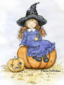 Ведьмочка и самая большая тыква