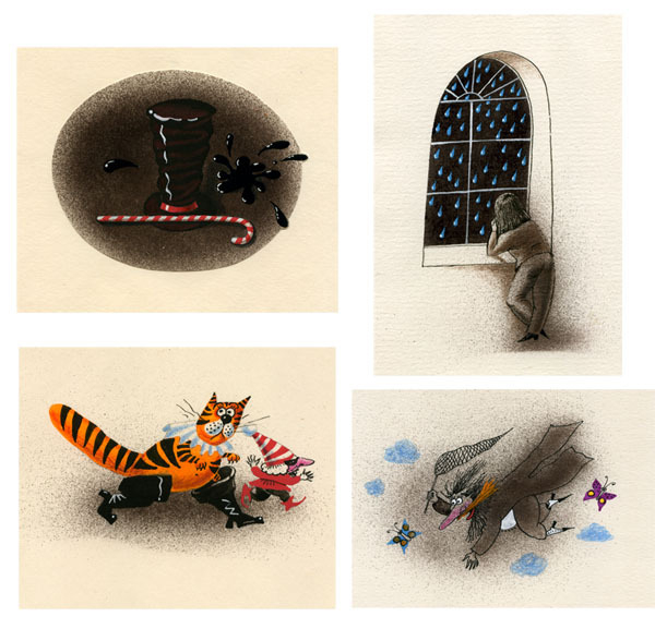 Заставки к "Пану Кляксе"