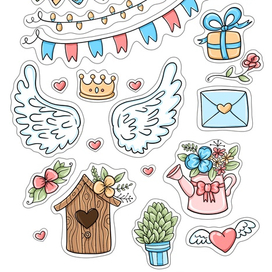 Стикеры - дополнение к раскраске