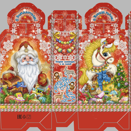 Разработка Новогоднего дизайна упаковки