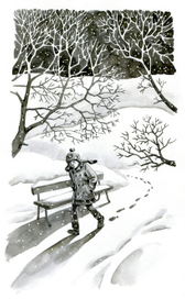 Ю.Яковлев. Рисунок для обложки