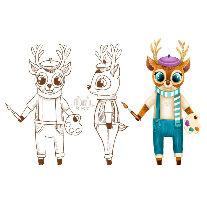 Оленёнок Хлопок