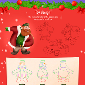 Мягкая игрушка на основе разработанного персонажа