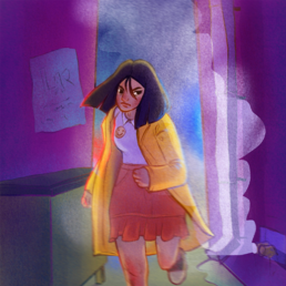 Иллюстрация к комиксу "Ханна"