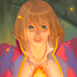 Фанарт на "Ходячий замок Хаула"