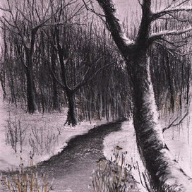 Зимний ручей