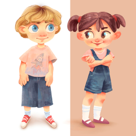 Девочка и мальчик