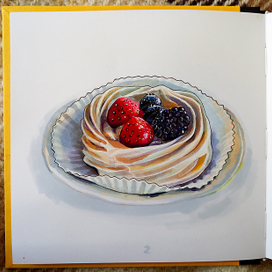 Однозначно полезнее рисовать пирожные, чем их есть.