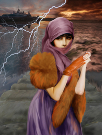 перчатка с левой руки