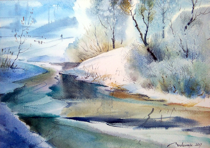 Тест акварельной бумаги,,DMD paper,,