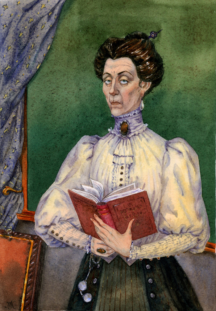 Мисс Минчин. Ф.Бернетт. "Маленькая принцесса".