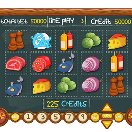 "Chef" game interface