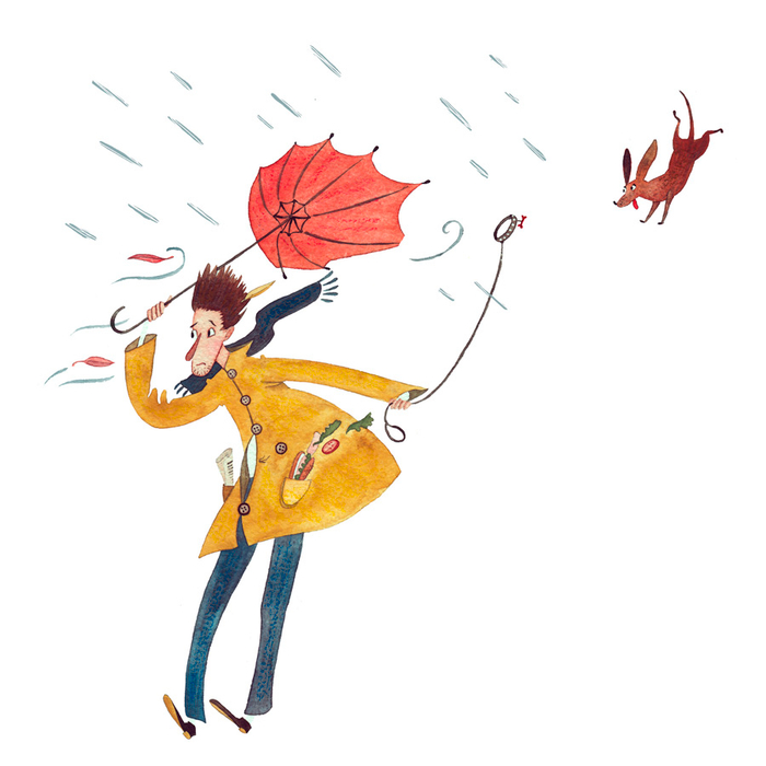 Дождливый день