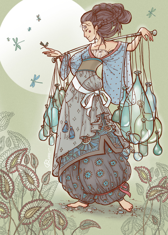 Торговка стеклом