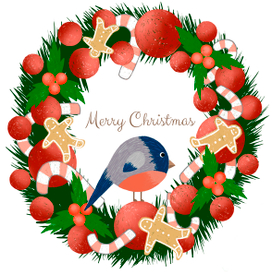 Новогодняя открытка