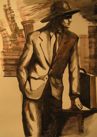 Книжная иллюстрация"Финансист"