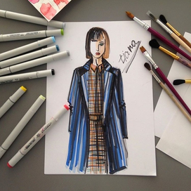 Fashion illustration Tiana Verner 