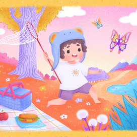 Пикник с бабочкой