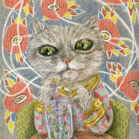 что-то мятное в стакане уводит мысли далеко