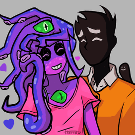 Оз х Зои (Monster Prom)