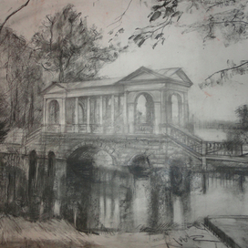 Павильон на пруду