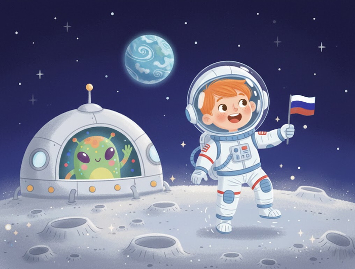 Малыш в космосе