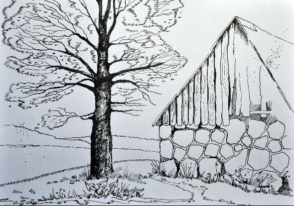 Страничка из путеводителя. Каменный амбар.