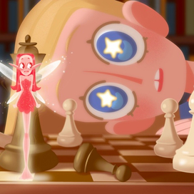 В школьной библиотеке