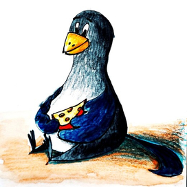 Ворона и сыр