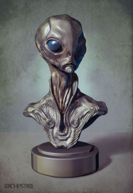 Пришелец классический.