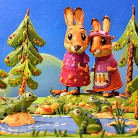 Герои армянских сказок, сделанные из пластилина