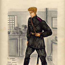 эскизы костюмов х/ф "Хрусталев, машину" реж. А.Герман