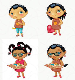 Разработка персонажей для детской книги