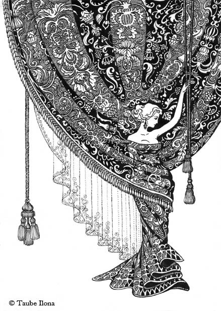 Иллюстрация к стихотворению "Штора"