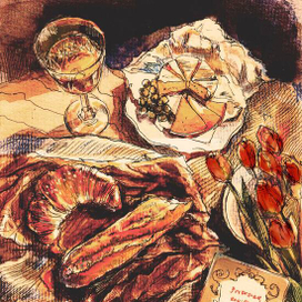 Поздний завтрак в Провансе