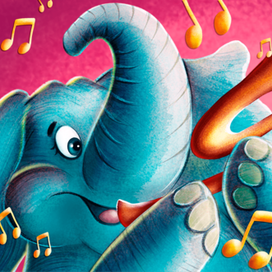 Музыкальный счет, иллюстрация для книжки-картонки