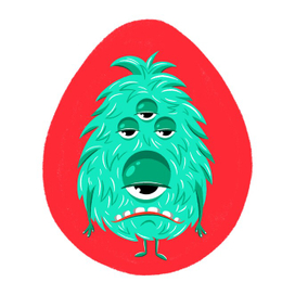 Нудный монстрик. Проект "Треснутые 2" для Дикси