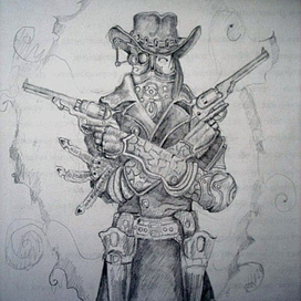 Арт обычным карандашом.