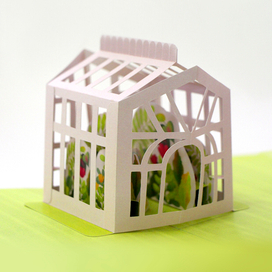 Pop-up открытка "Летний сад"