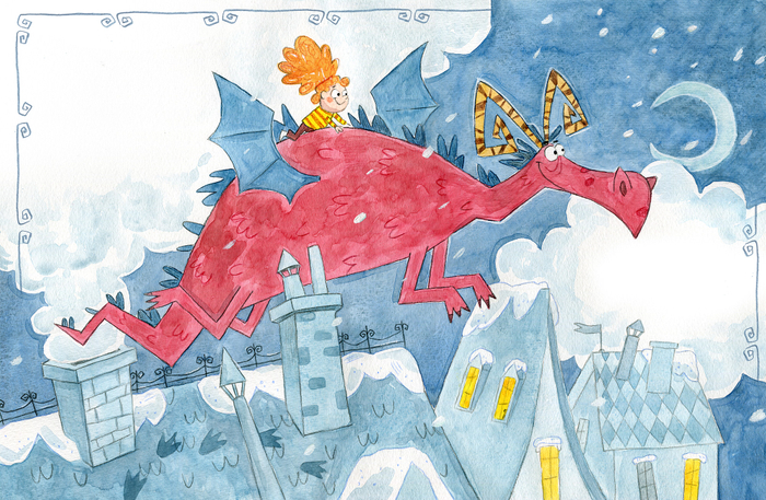 Полет над городом