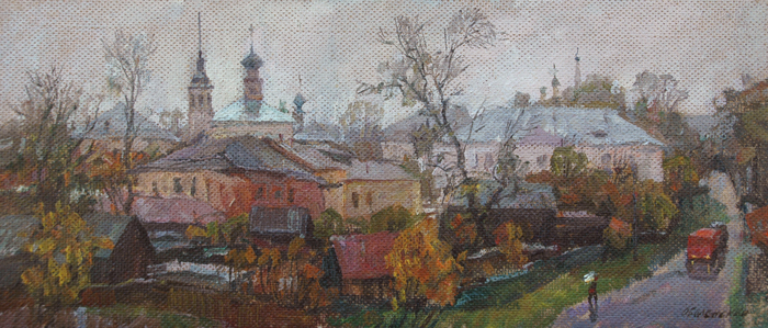 Суздаль. Розовый дождь.