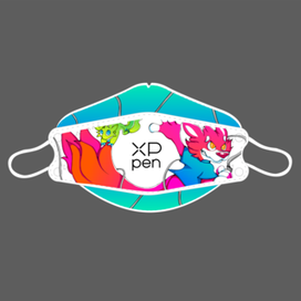дизайн маски для конкурса XP pen