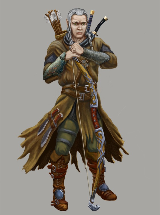 эльфийский воин-лучник