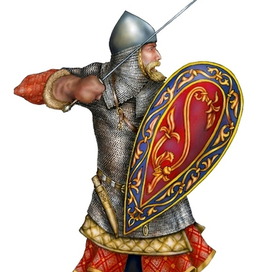 Русский воин, XIII век. 