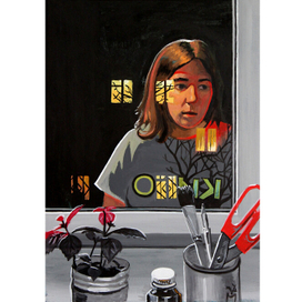 "Автопортрет за работой", 2022