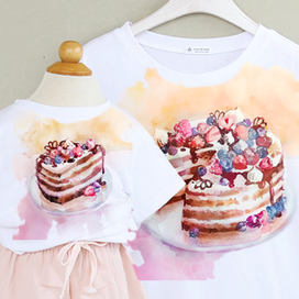 Принты на парные футболки