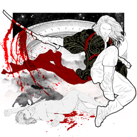 эскиз к арт-буку по книге Марики Становой"Рождение экзекутора"