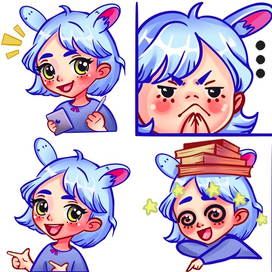 Стикеры анимэ 