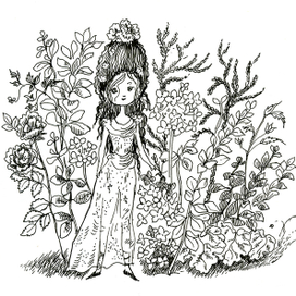 Среди травинок