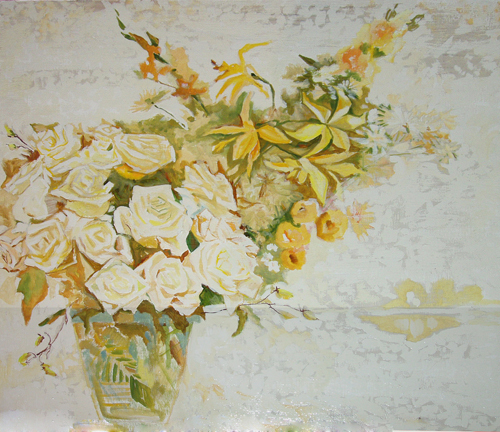 Белый букет